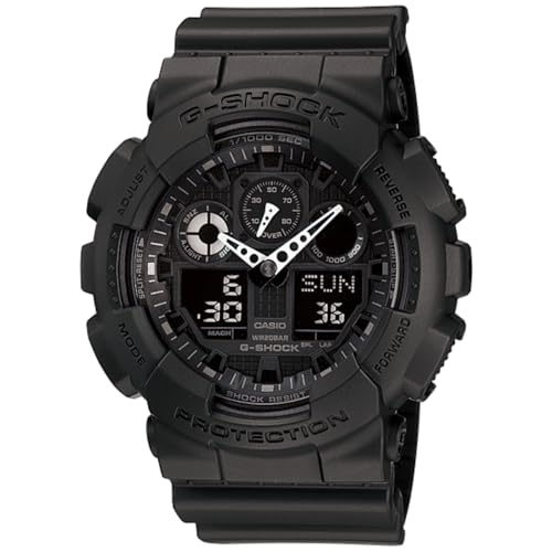 Casio G-Shock GA100-1A1 | Men's Tough Analog-Digital Watch | 200M Water Resistant | Shock & Magnetic Resistant | Sporty & Rugged Design