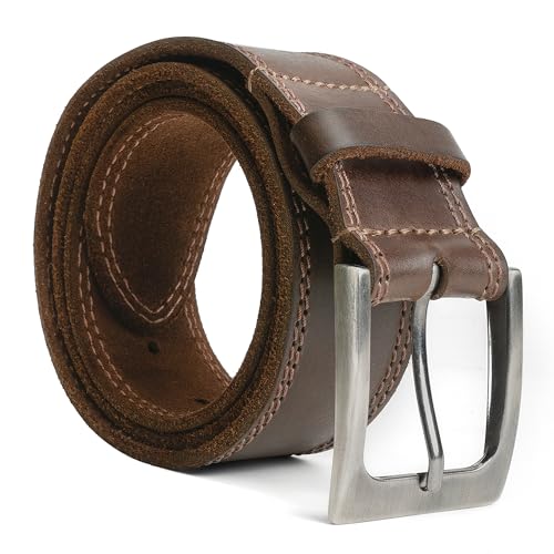 Hide & Drink Rugged Full Grain Leather Belt - Durable Men's Belt for Jeans, Western, Casual & Dress, Mens Belts for Men