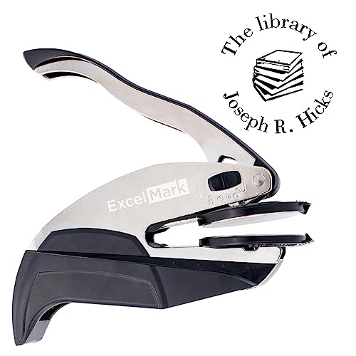 ExcelMark Hand Held Embosser - The Library of - Style 39