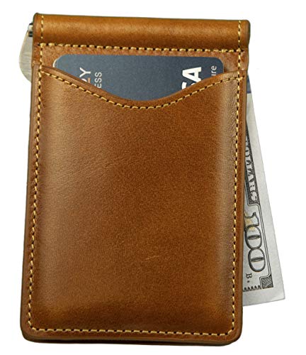 Palm West genuine leather wallets offer a slim design and RFID blocking protection, perfect for front and back pocket use