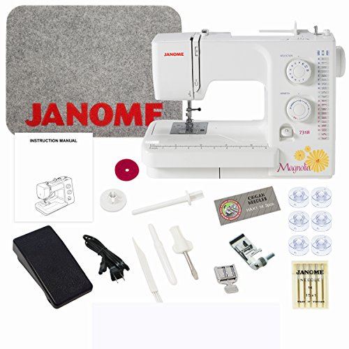 Janome Magnolia 7318 Sewing Machine with Exclusive Bundle