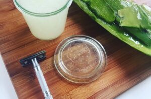 Shaving With Aloe Vera