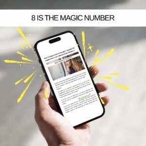 Person reading an ebook on phone