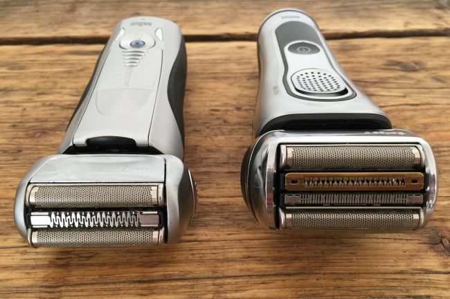 braun series 7 vs braun series 9 - shaver head comparison