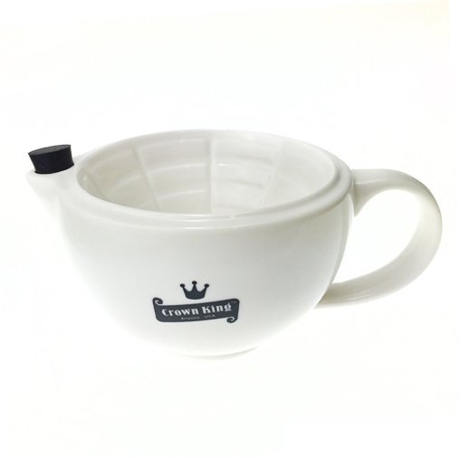 Crown King Porcelain Shave Scuttle