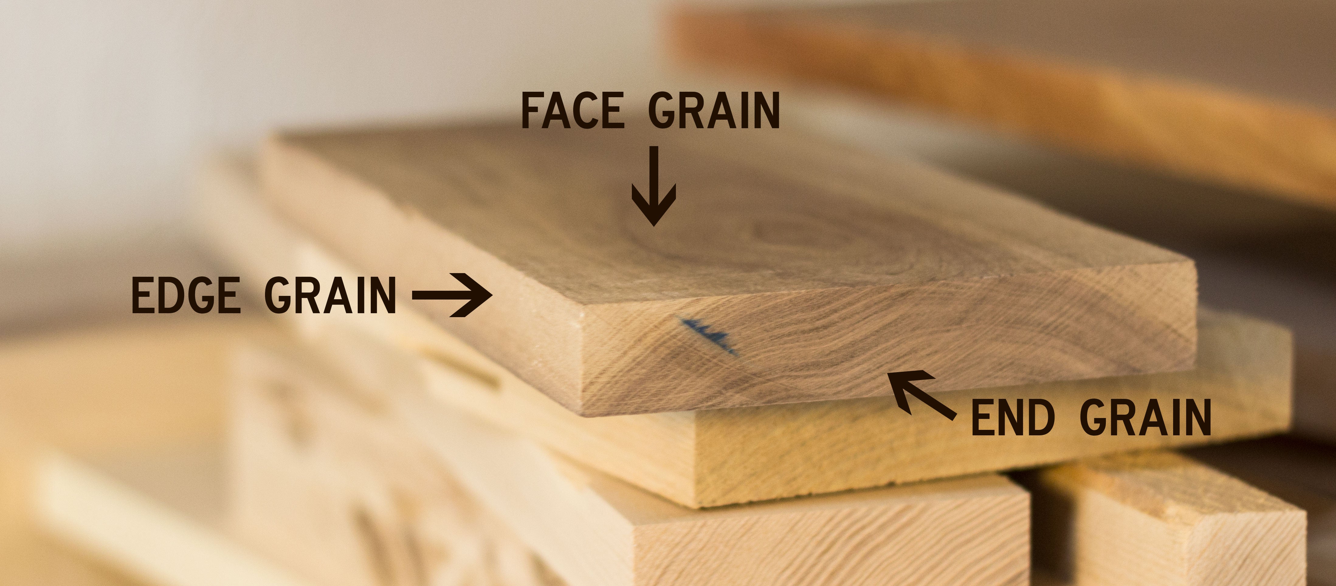 types of wood grain