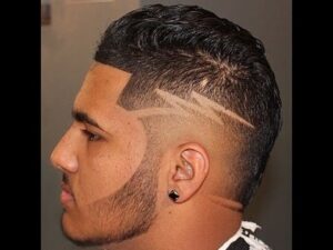 Fade Lightning Bolt Haircut