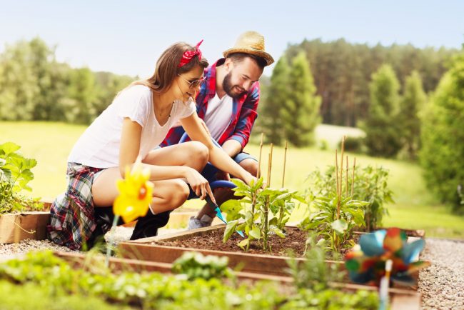 gift items - gardening - couple gardening