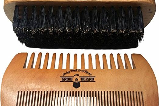 gifts for men with beards - Beard Brush and Comb Set for Men