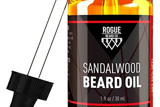 gifts for men with beards - BEARD OIL - SANDALWOOD by Rogue Beard Company