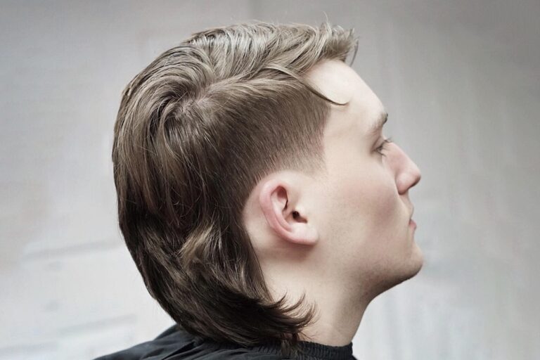 Mullet haircut