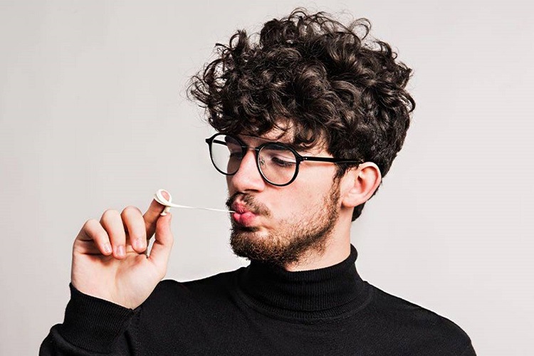 Young Man With Bubble Gum