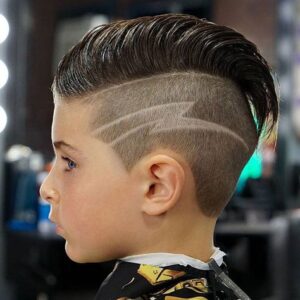 Lightning Bolt Part Haircut