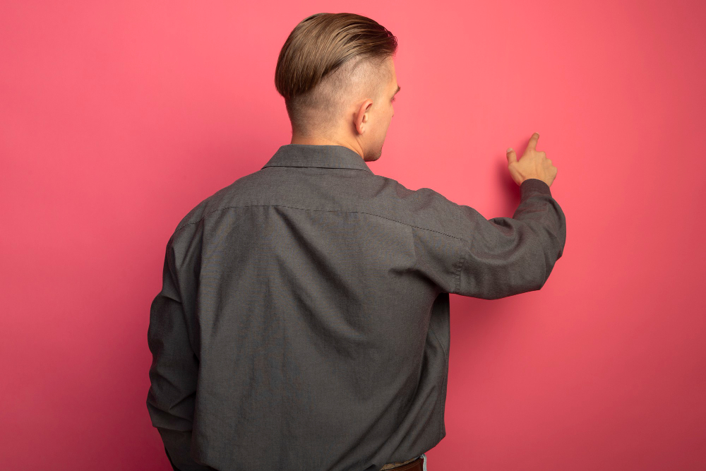 Men's Long Slicked Back Hair