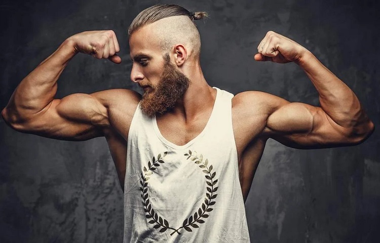 man with healty beard