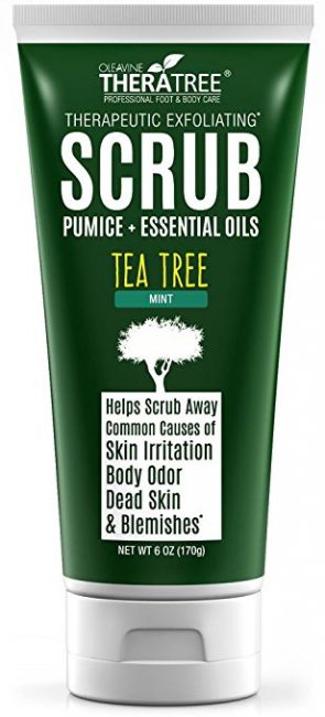 natural mens skin care - Thera Tree Tea Tree Oil Scrub