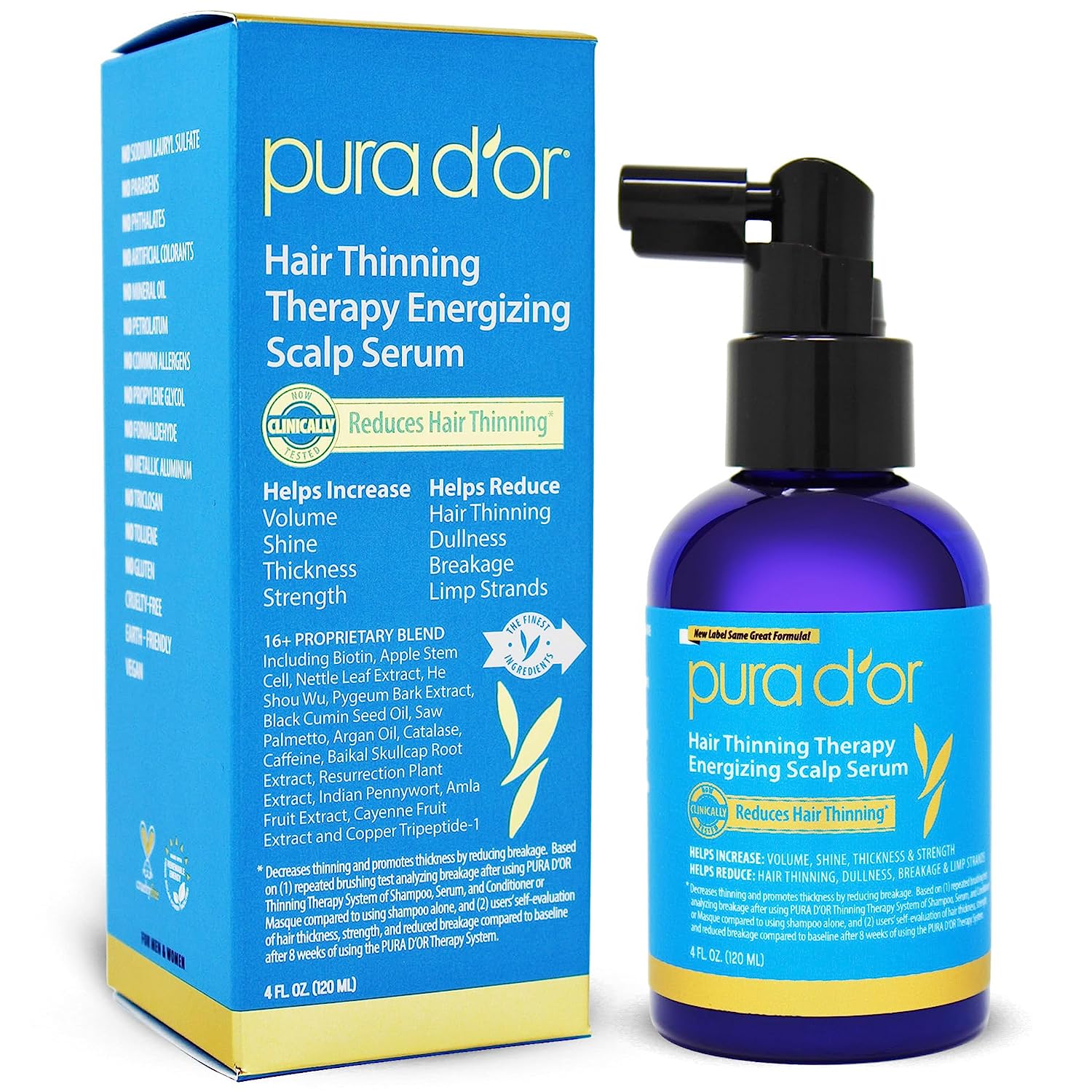 Pura dOr Hair Thinning Therapy Energizing Scalp Serum