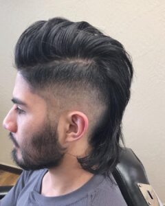 Quiff Mullet Haircut