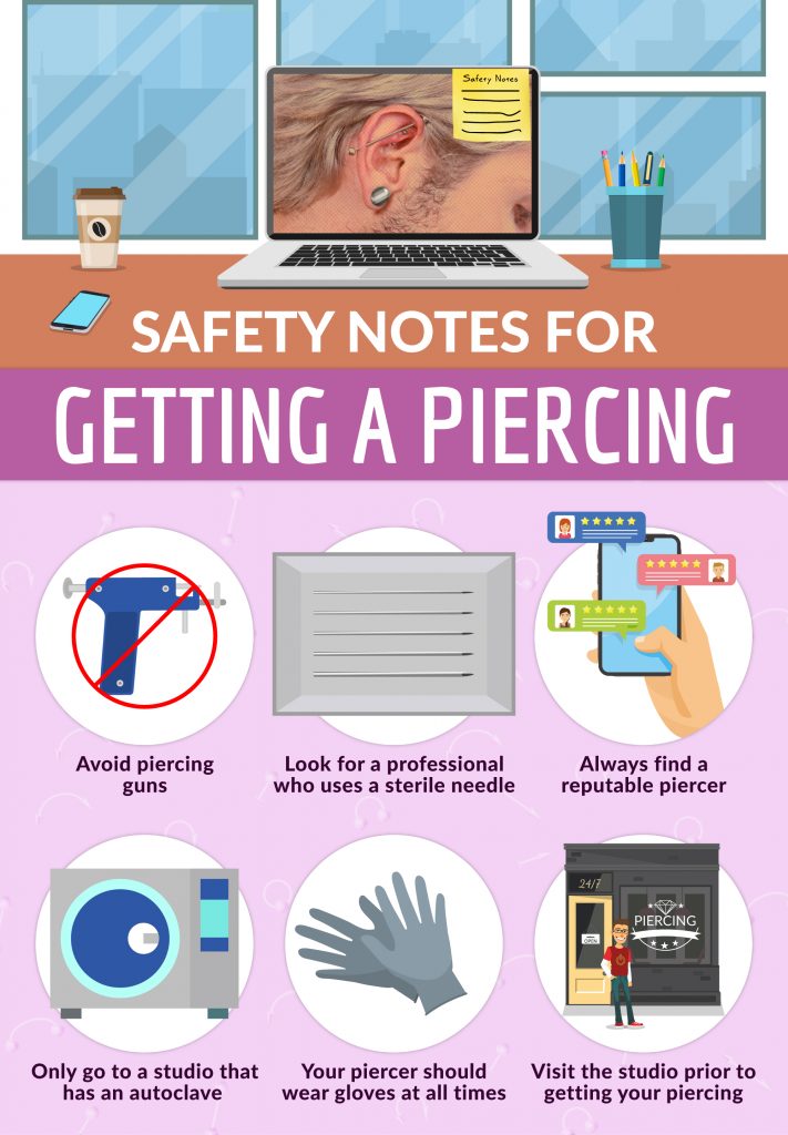 Safety Notes for Getting a Piercing