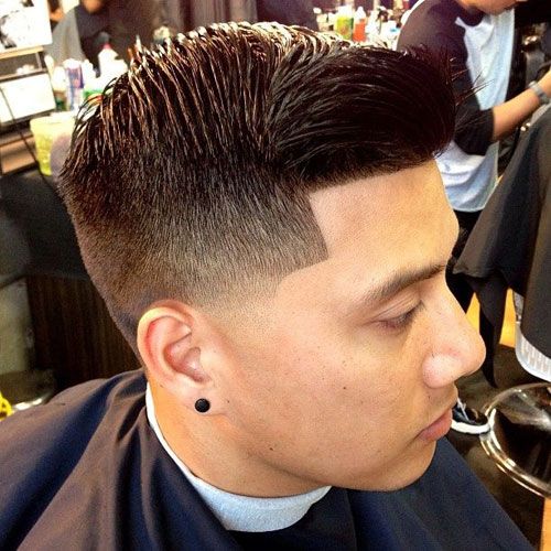 Taper Fade Comb Over Cut