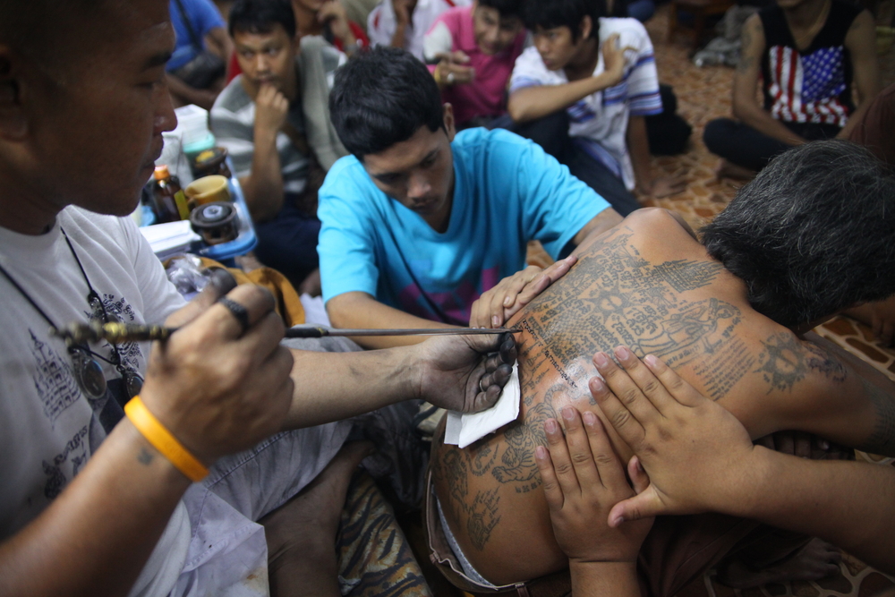 traditional tattoo ceremony