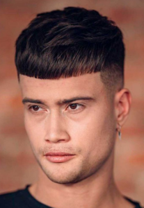 Edgar Haircut With Medium Fade