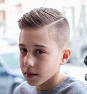 Sharp Side Part for Boys